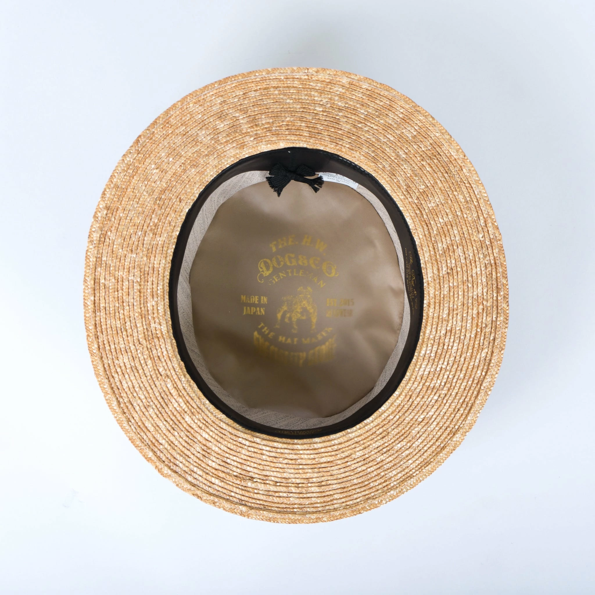 H.W. DOG & CO. BOATER - NAVY/WHITE SPOT - Image 3
