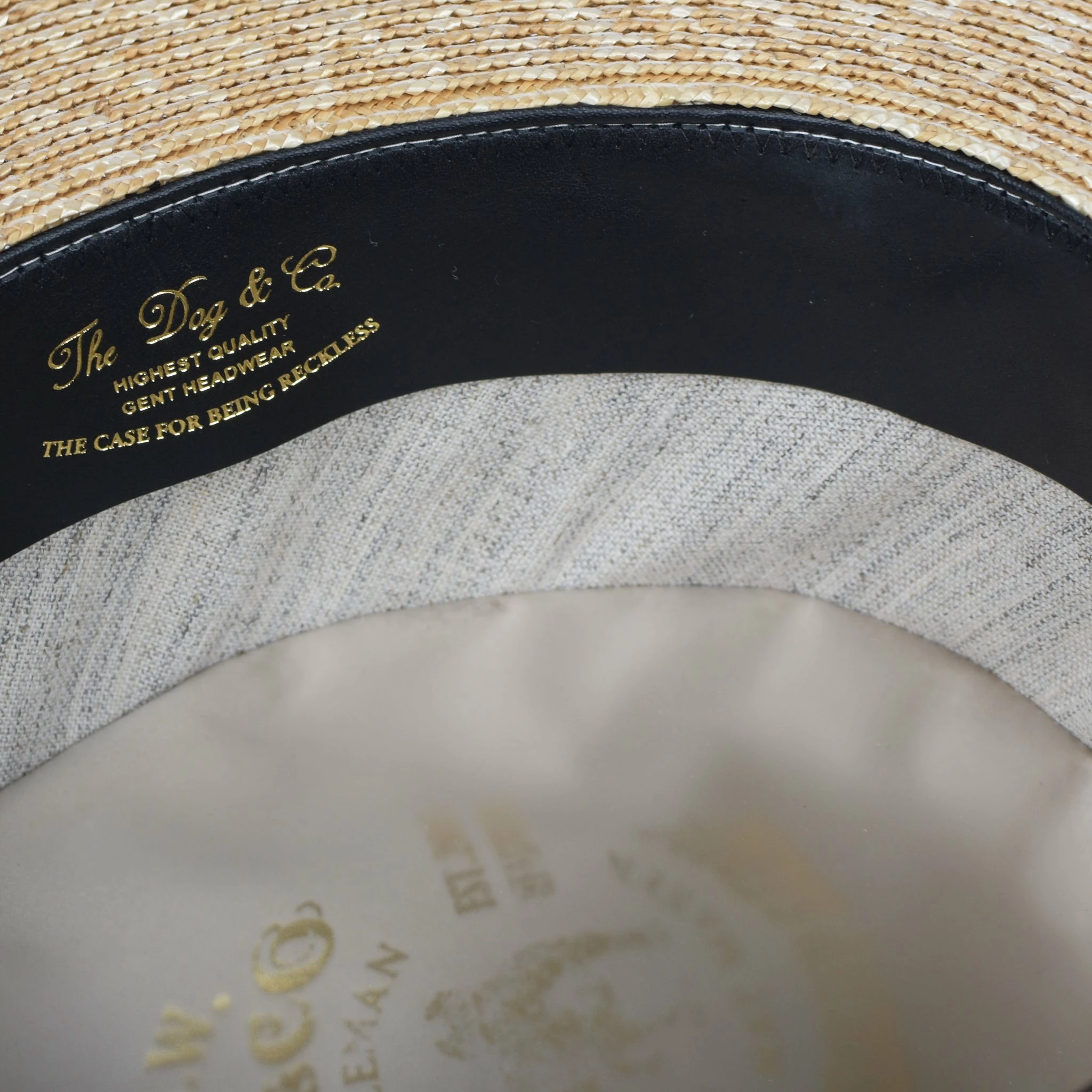 H.W. DOG & CO. BOATER - NAVY/WHITE SPOT - Image 4