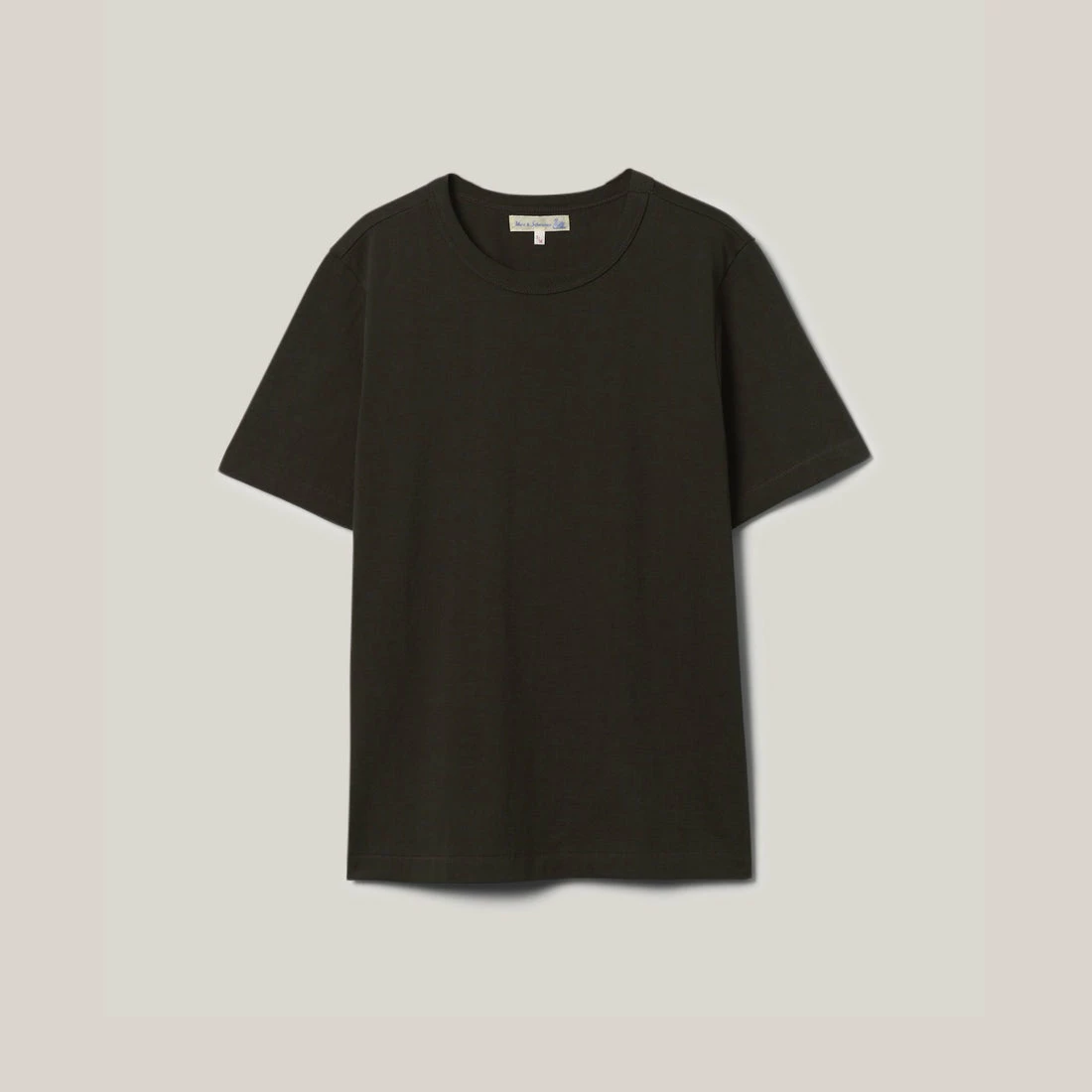 MERZ B. SCHWANEN 214 CREW NECK T-SHIRT RELAXED FIT - FOREST