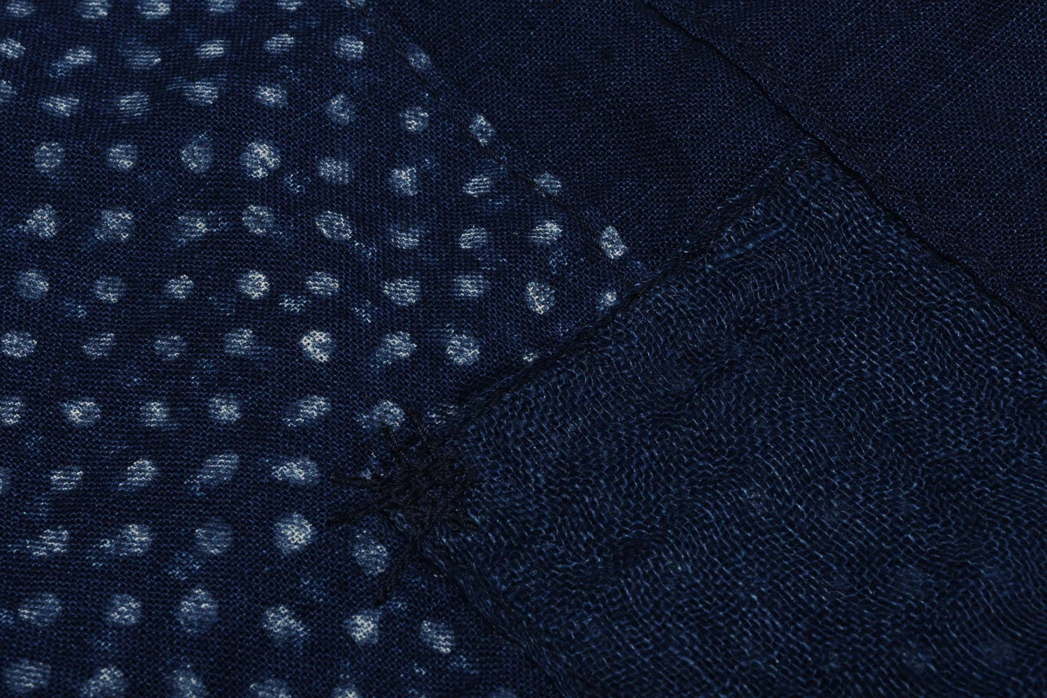 BLUE BLUE JAPAN INDIGO PATCHED BLANKET - Image 4