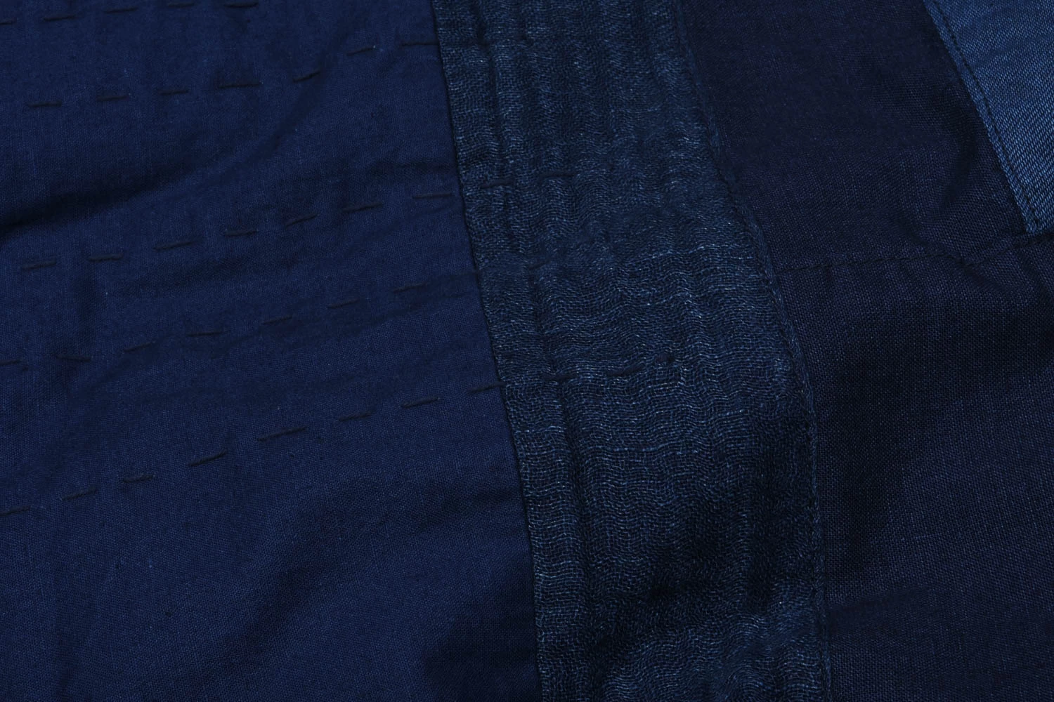 BLUE BLUE JAPAN INDIGO PATCHED BLANKET - Image 6