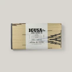 BASSHU IGUSA WOVEN RUG - GRAY
