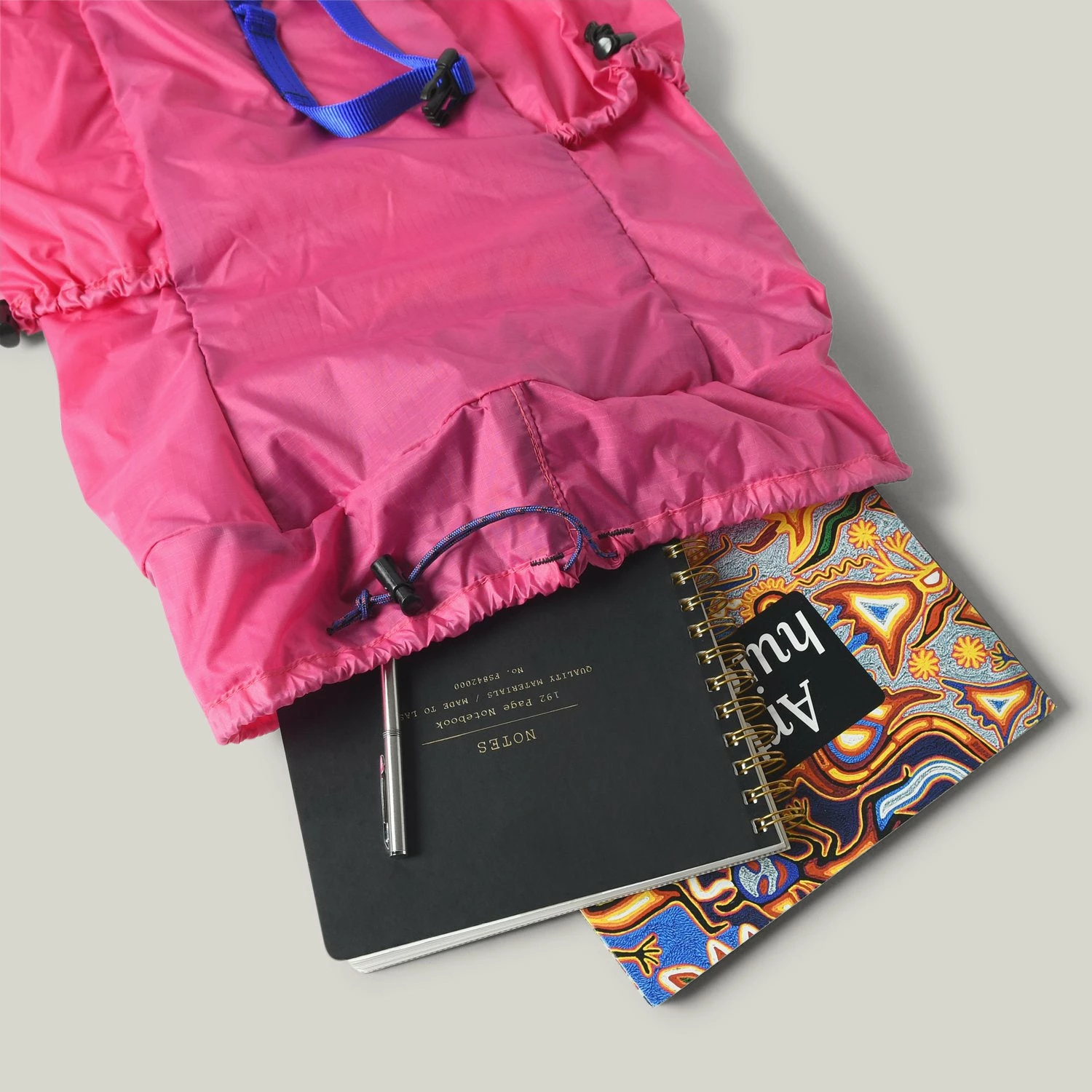 EPPERSON MOUNTAINEERING PACKABLE BACKPACK - 70D RIPSTOP NYLON - PINK - Image 3