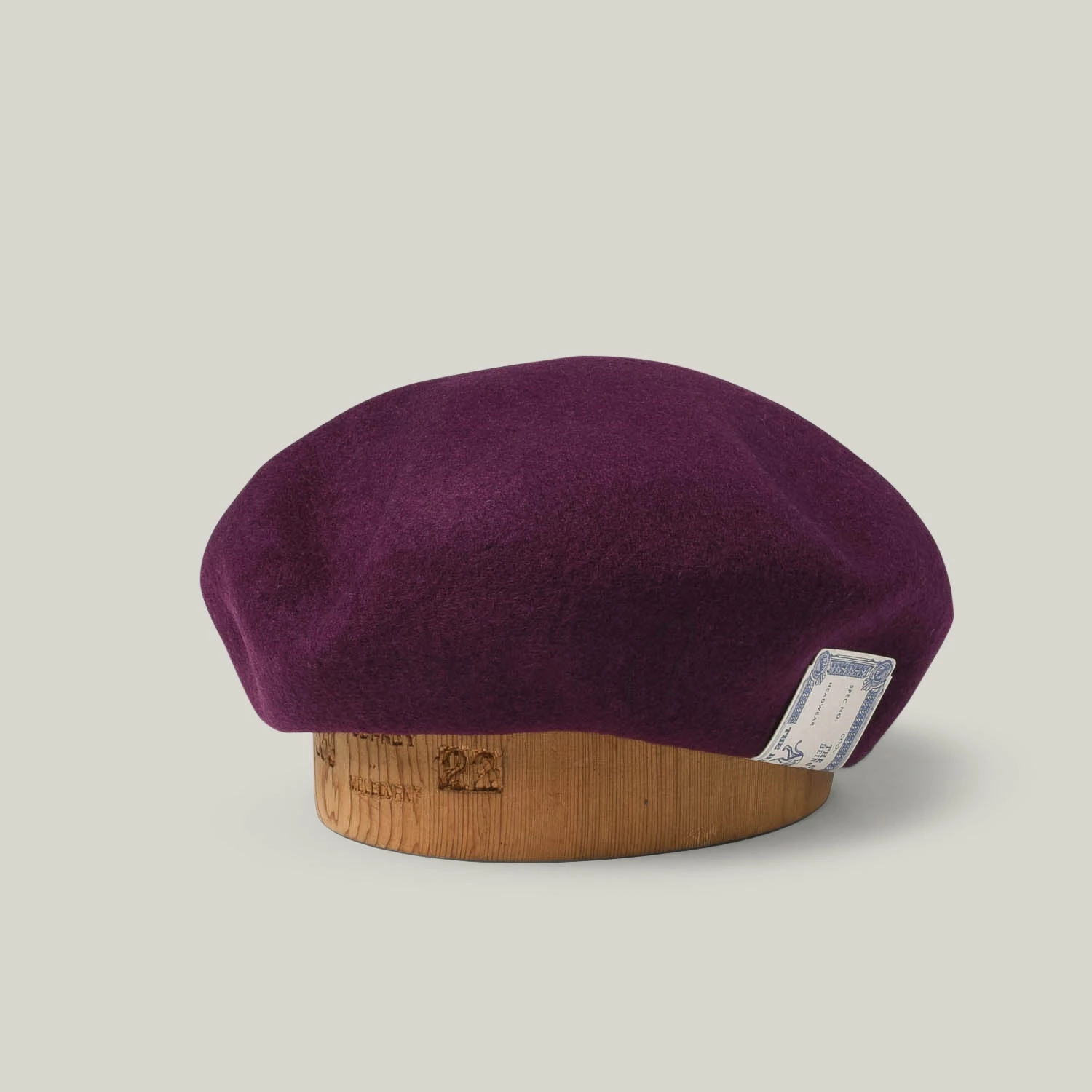 H.W. DOG & CO. BERET - WINE