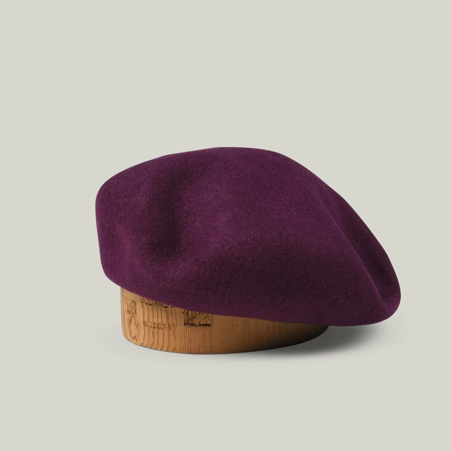 H.W. DOG & CO. BERET - WINE - Image 4