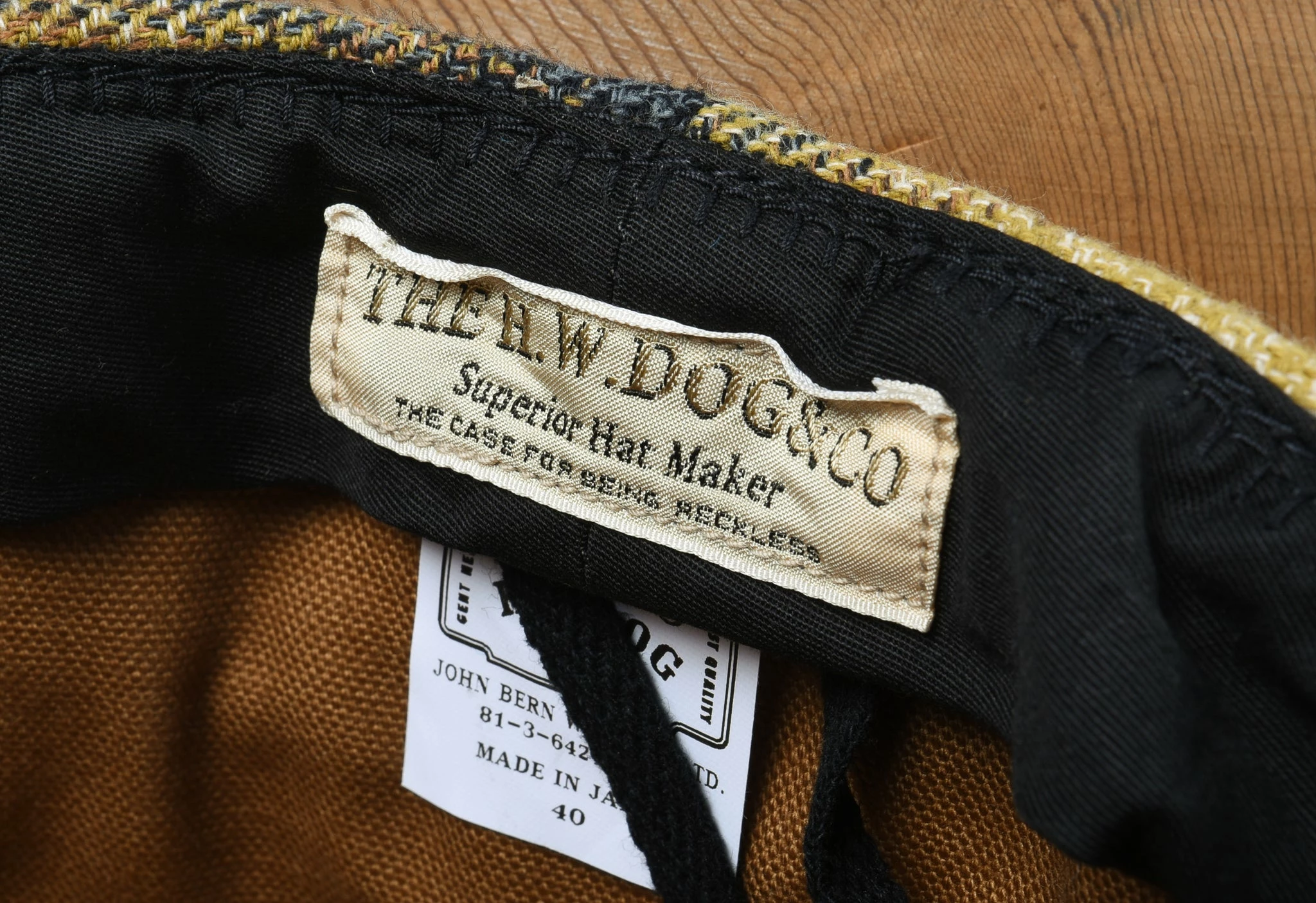 H.W. DOG & CO. DUCK CAP - BROWN - Image 6
