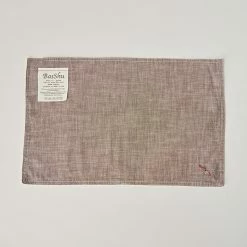 BASSHU KHAKI CHAMBRAY PLACE MATS