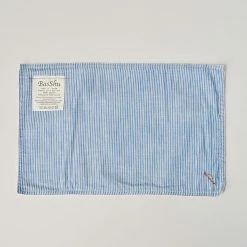BASSHU BLUE PINSTRIPE PLACE MATS