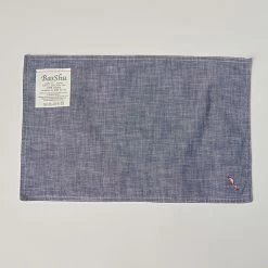 BASSHU NAVY CHAMBRAY PLACE MATS