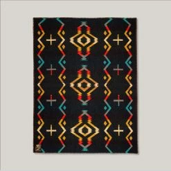 INDIGOFERA X RED WING KABUSA BLANKET - BLK/RED/YEL/BEI/TURQ