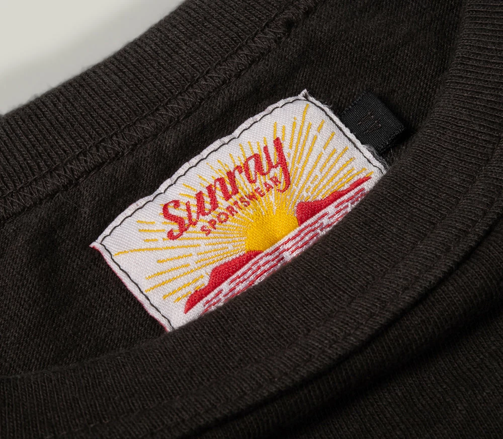 SUNRAY SPORTSWEAR HALEIWA TSHIRT - KOKUSHOKU BLACK - Image 2