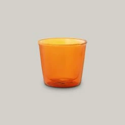 KINTO DOUBLE WALL ROCK GLASS 250ML - AMBER