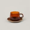 KINTO SEPIA CUP & SAUCER 270ML