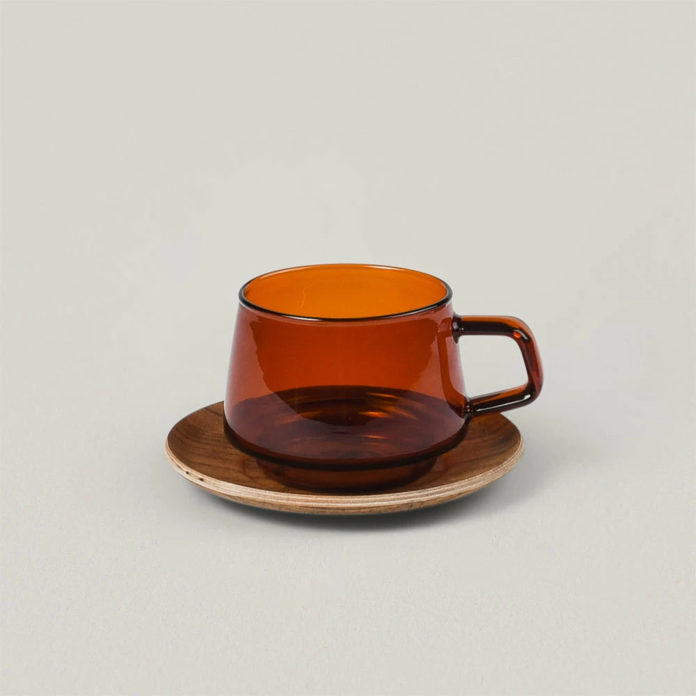 KINTO SEPIA CUP & SAUCER 270ML