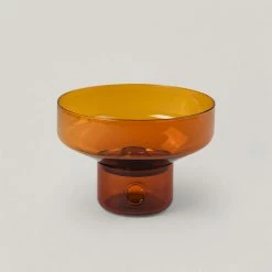 STUDIO MILLIGRAM GLASS OIL BURNER - AMBER