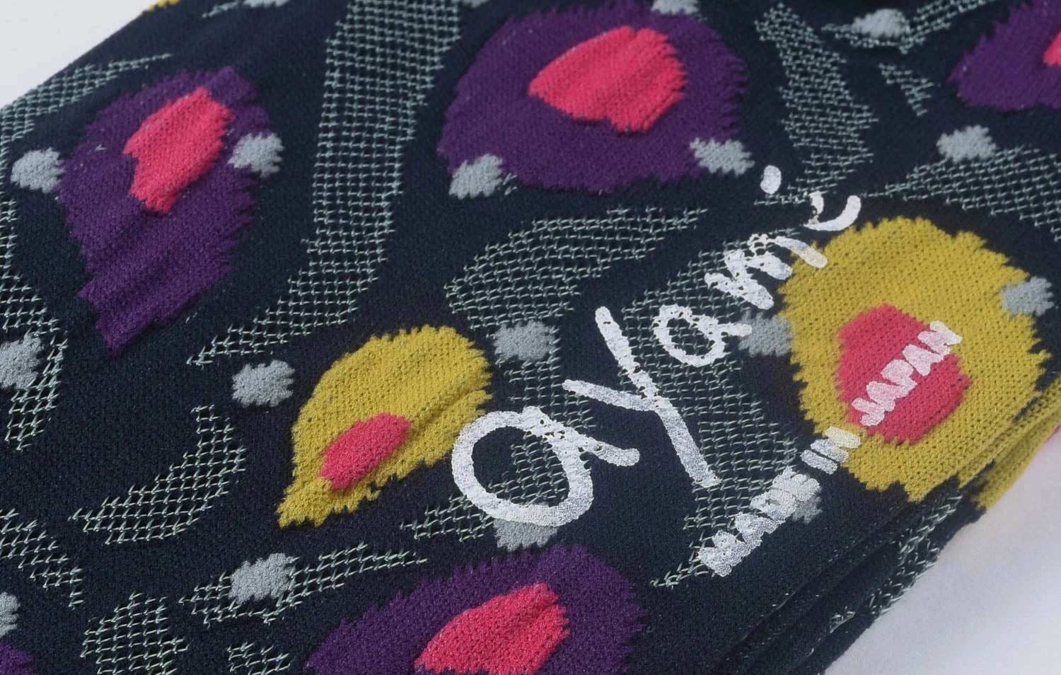 AYAME PEACOCK SOCKS - NAVY - Image 3