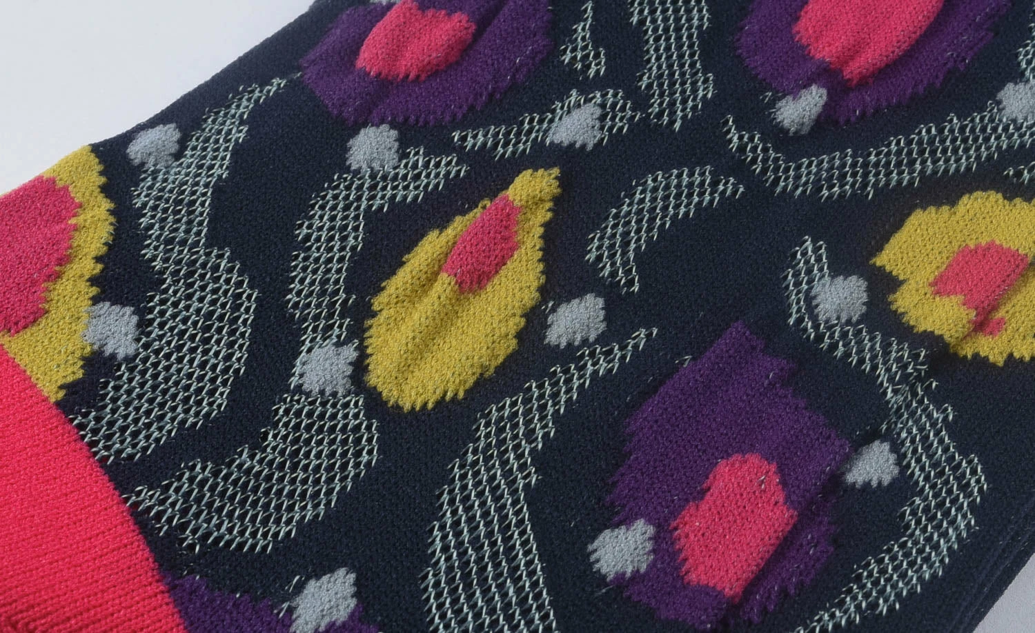 AYAME PEACOCK SOCKS - NAVY - Image 4