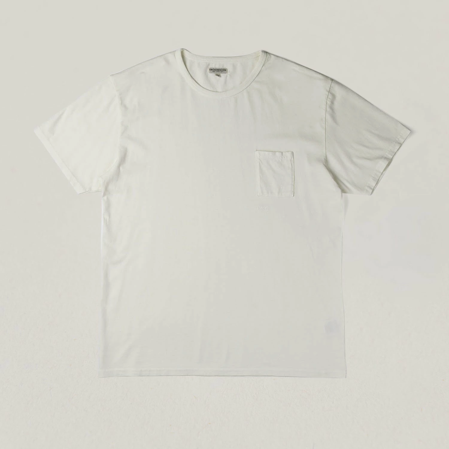KNICKERBOCKER THE POCKET T-SHIRT - MILK