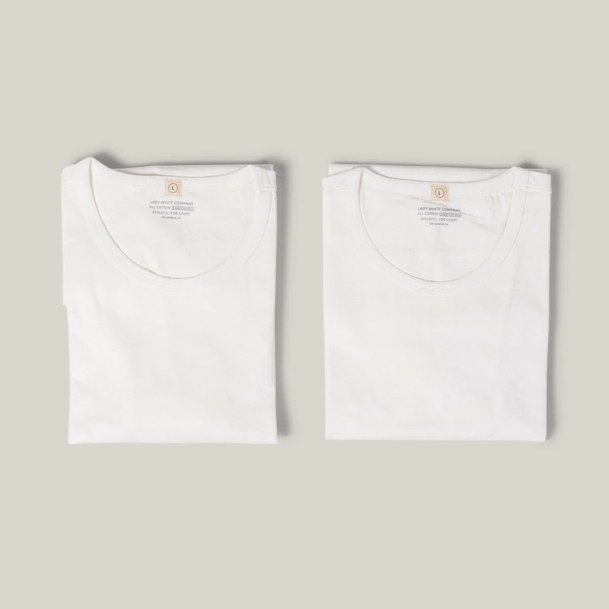 LADY WHITE CO. TEE 2 PACK - WHITE - Image 2