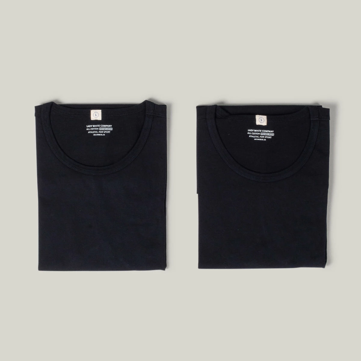 LADY WHITE CO. TEE 2 PACK - BLACK - Image 2