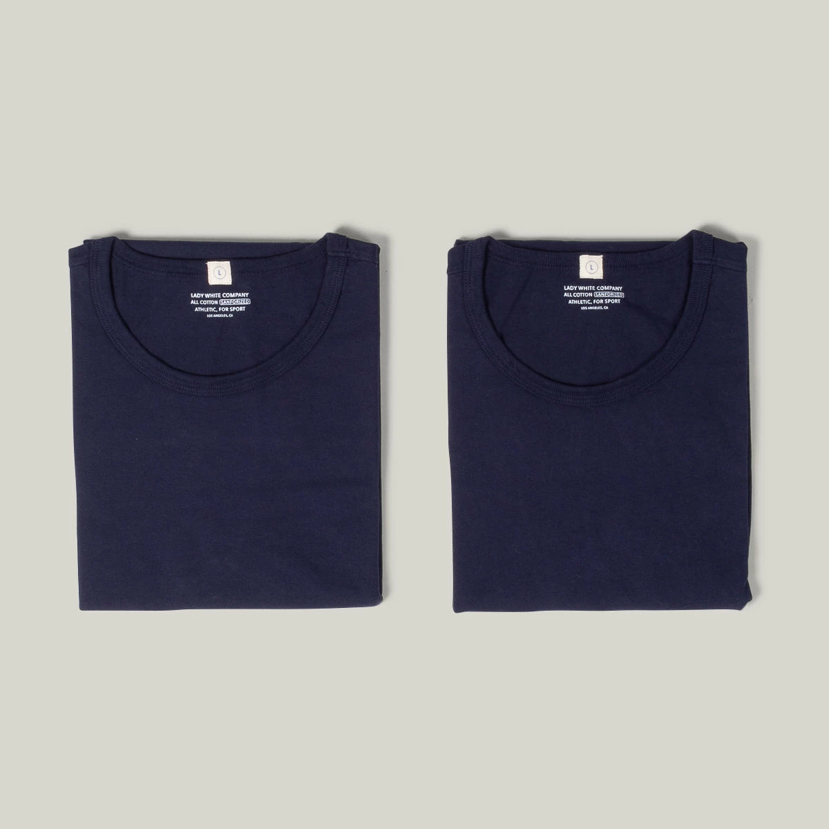 LADY WHITE CO. TEE 2 PACK - NAVY - Image 2