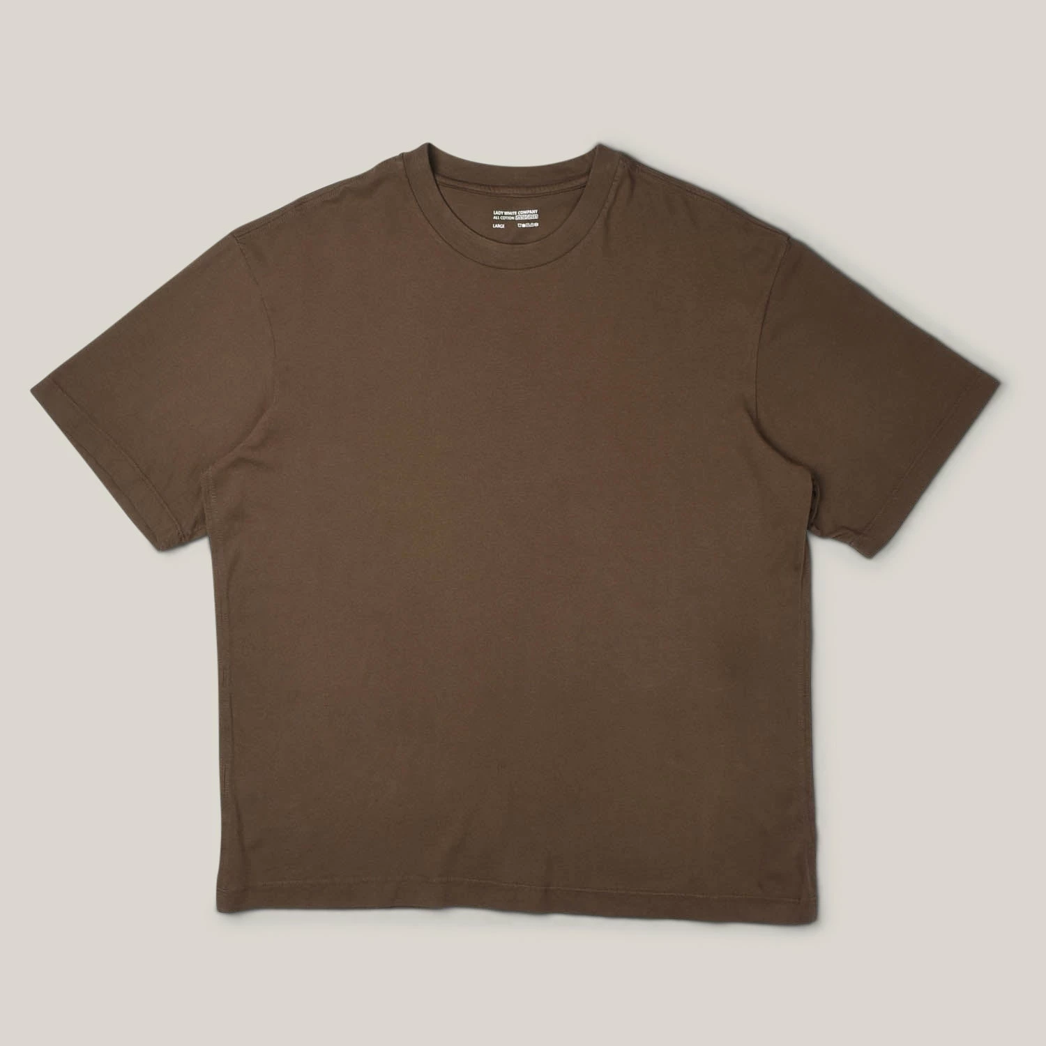 LADY WHITE CO. ATHENS T-SHIRT - DARK TAUPE