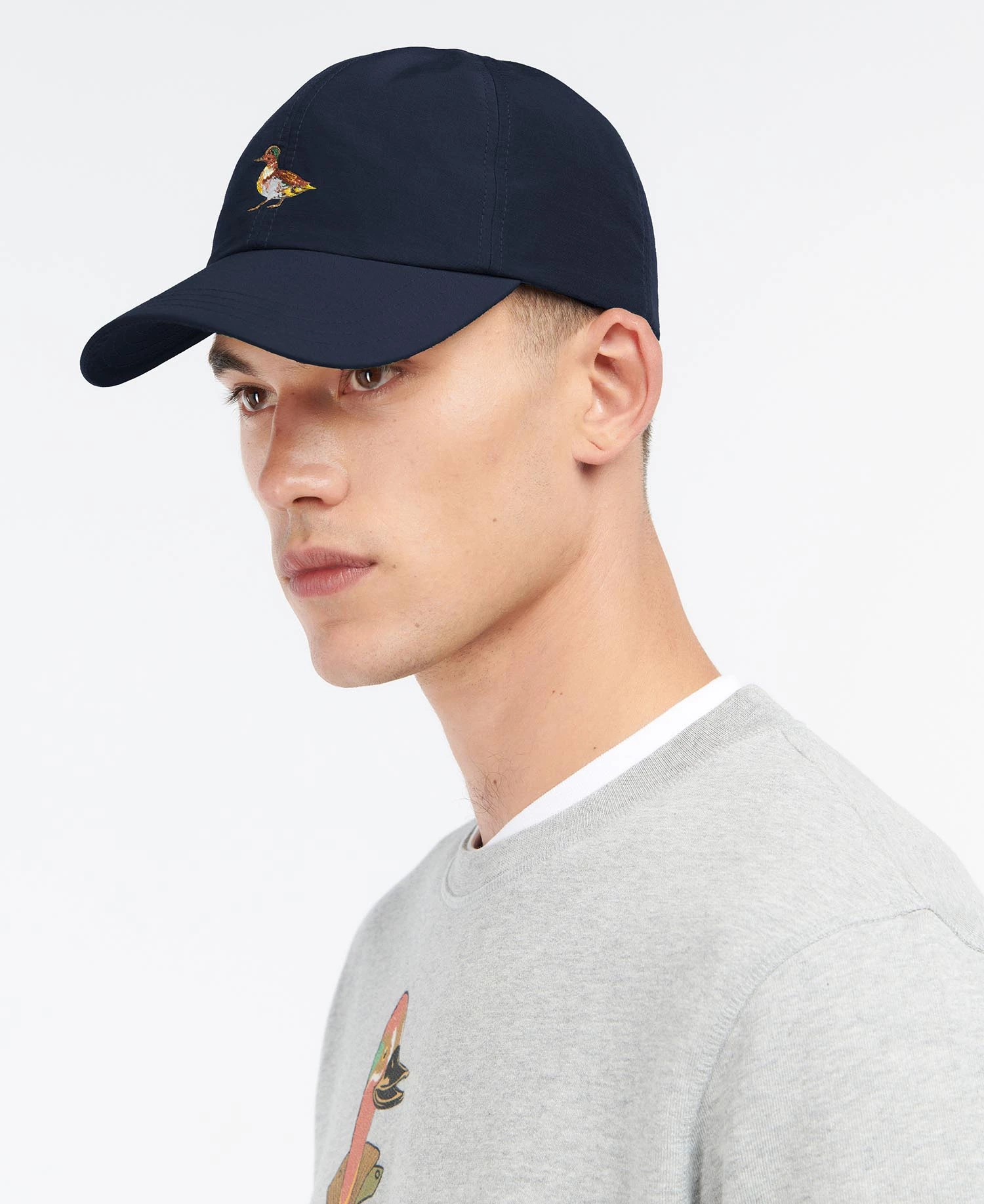 BARBOUR X NOAH SPORTS CAP - NAVY - Image 6