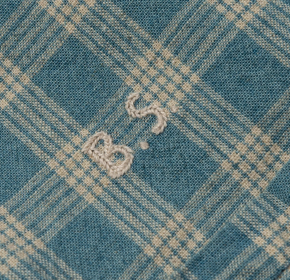 BASSHU APRON - INDIGO CHECK - Image 4