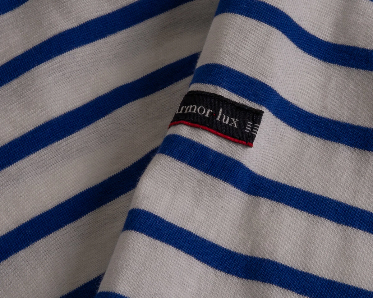 ARMOR LUX MARIENIÈR - WHITE/LIGHT BLUE - Image 4