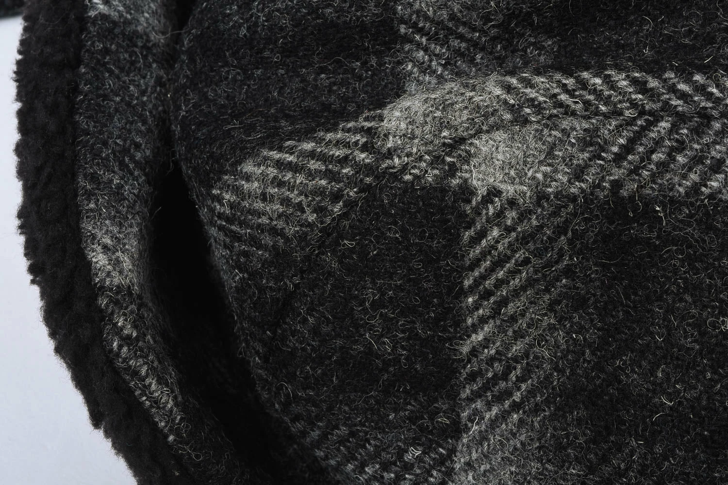 USED H.W. DOG & CO. FLIGHT CAP - BLACK/ GREY - Image 6