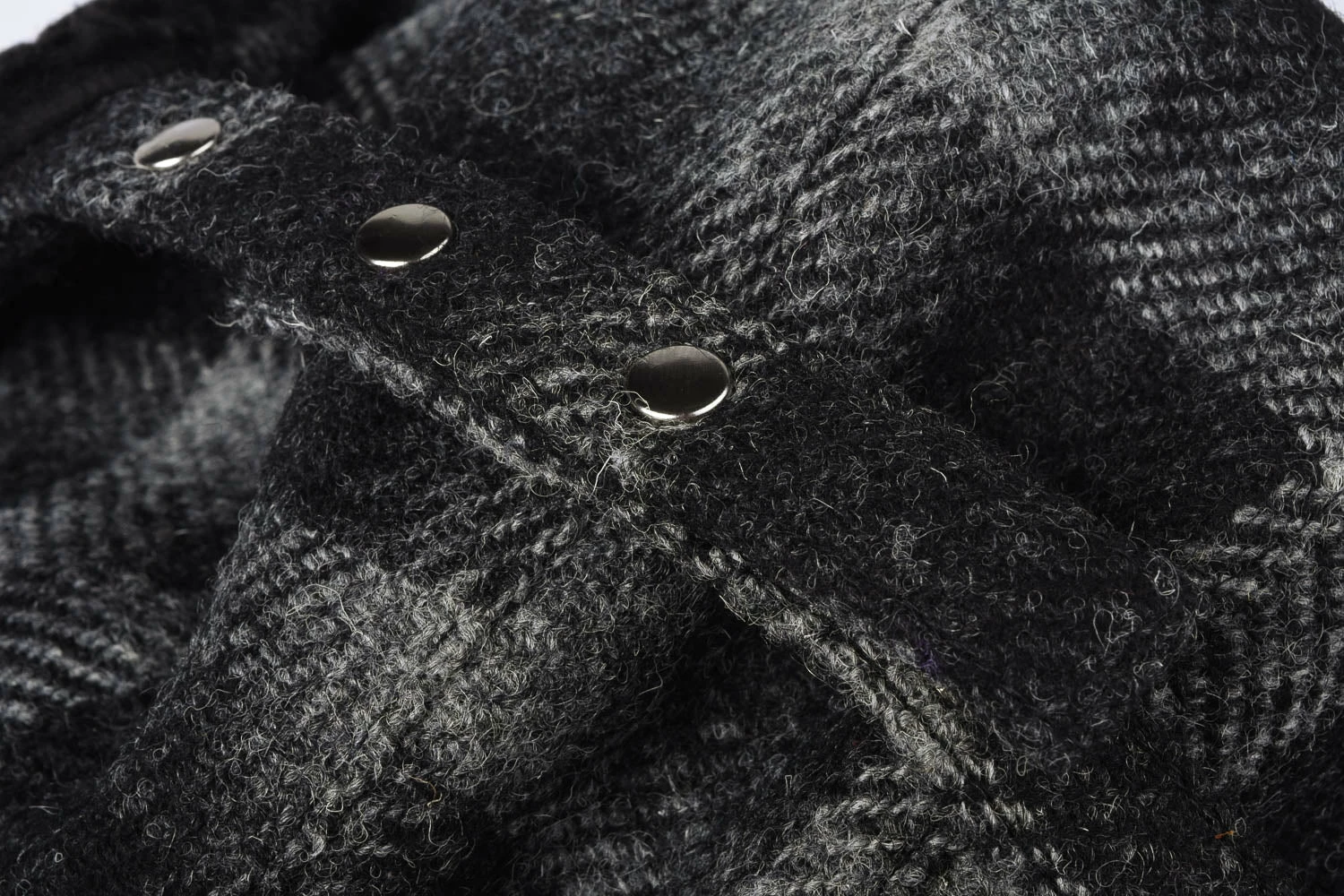 USED H.W. DOG & CO. FLIGHT CAP - BLACK/ GREY - Image 4