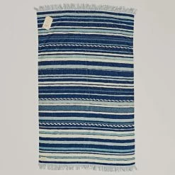 BASSHU COTTON PILE BLANKET - NATIVE BORDER