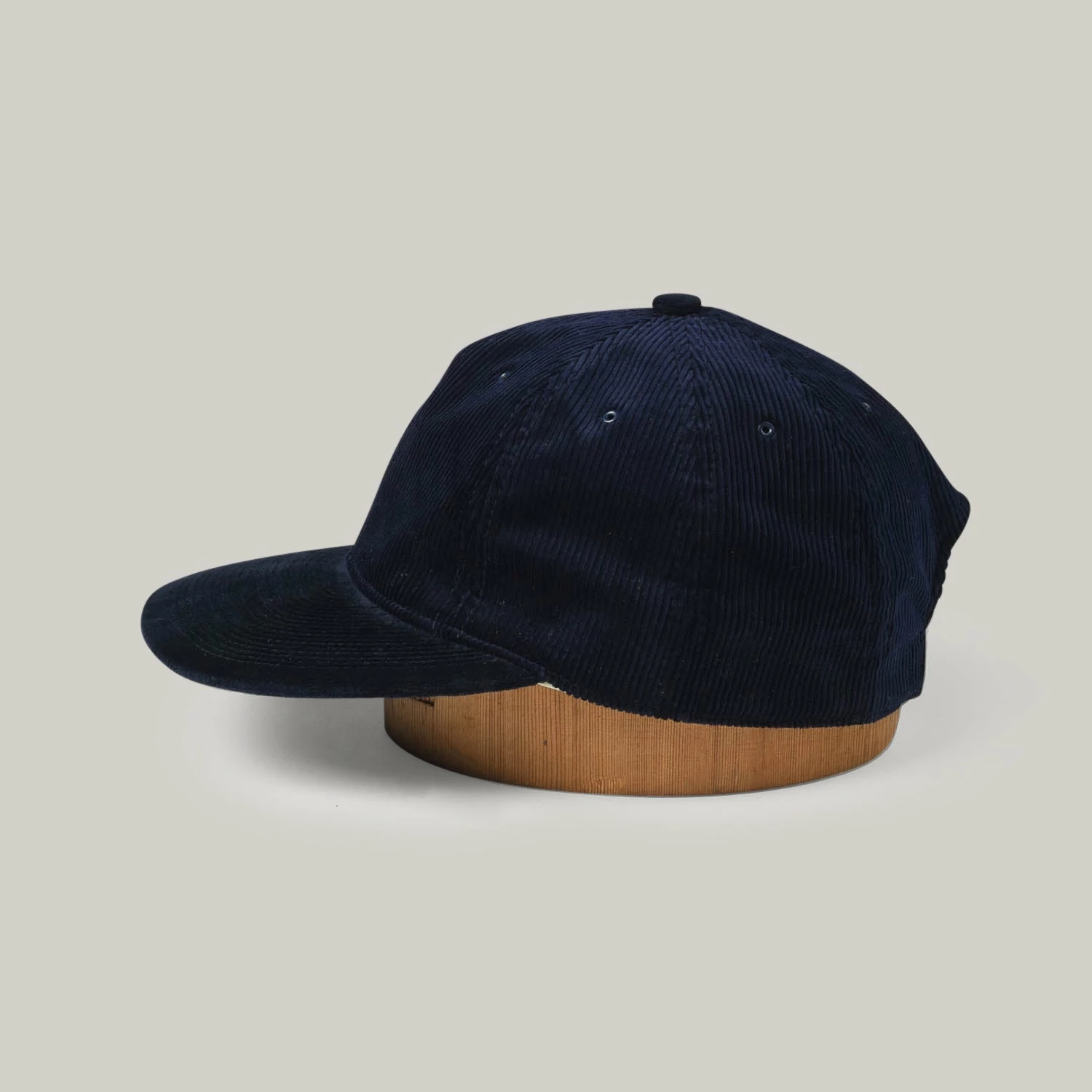 POTEN CORD AND VELVET CAP - NAVY - Image 2