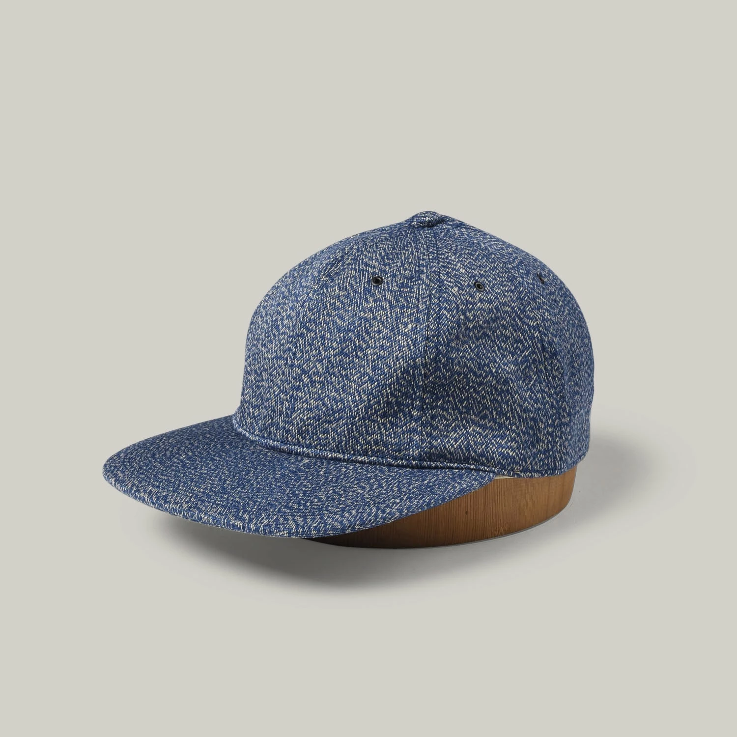 POTEN LINEN DYED CAP - BLUE