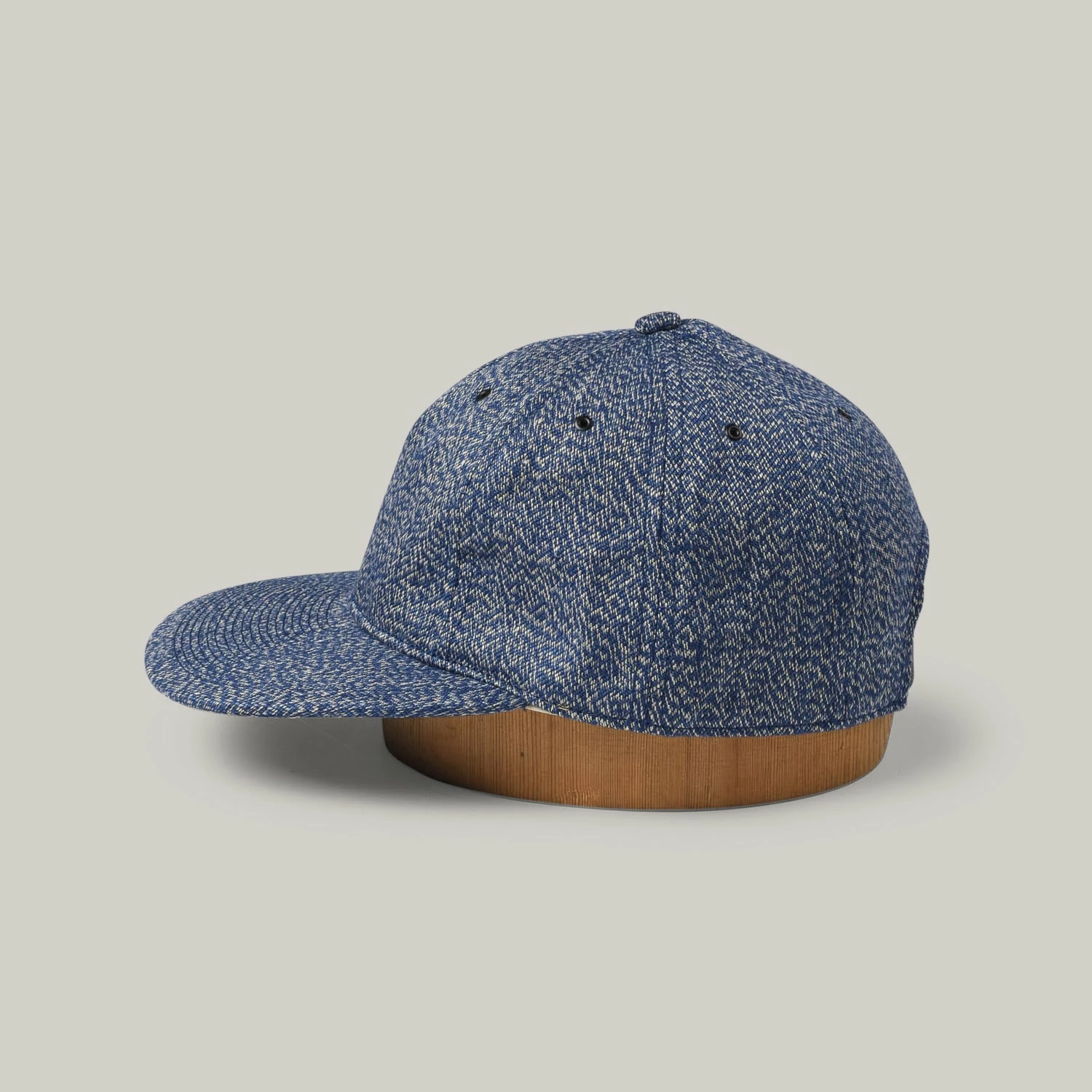 POTEN LINEN DYED CAP - BLUE - Image 2