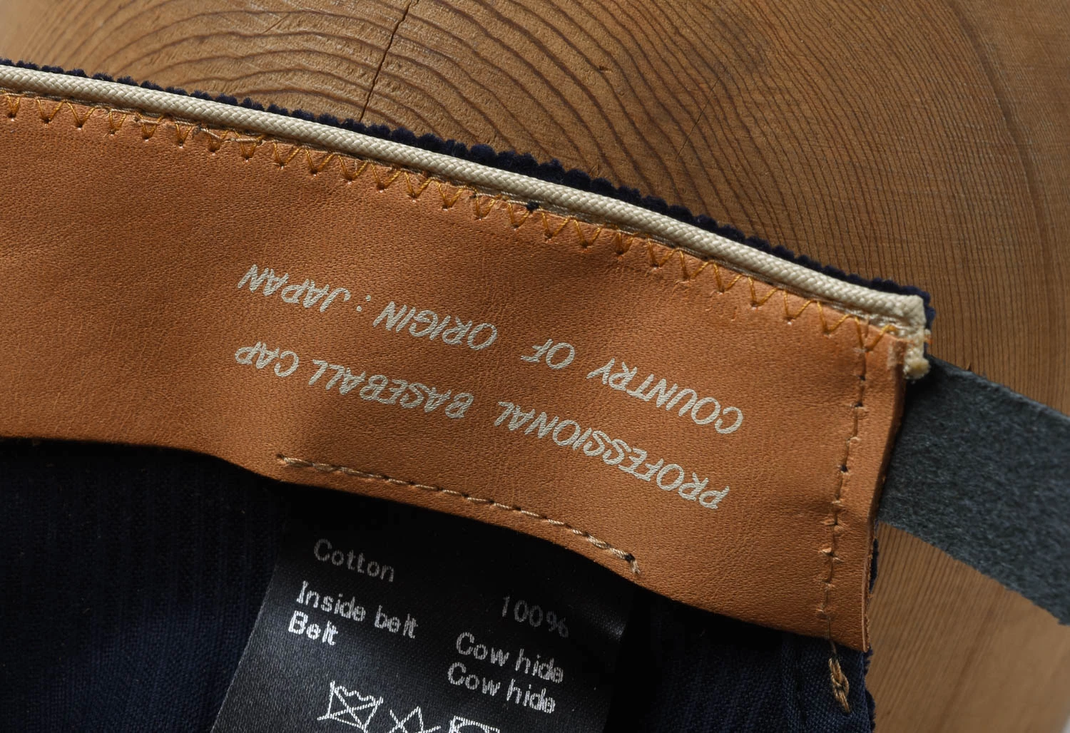 POTEN CORD AND VELVET CAP - NAVY - Image 5