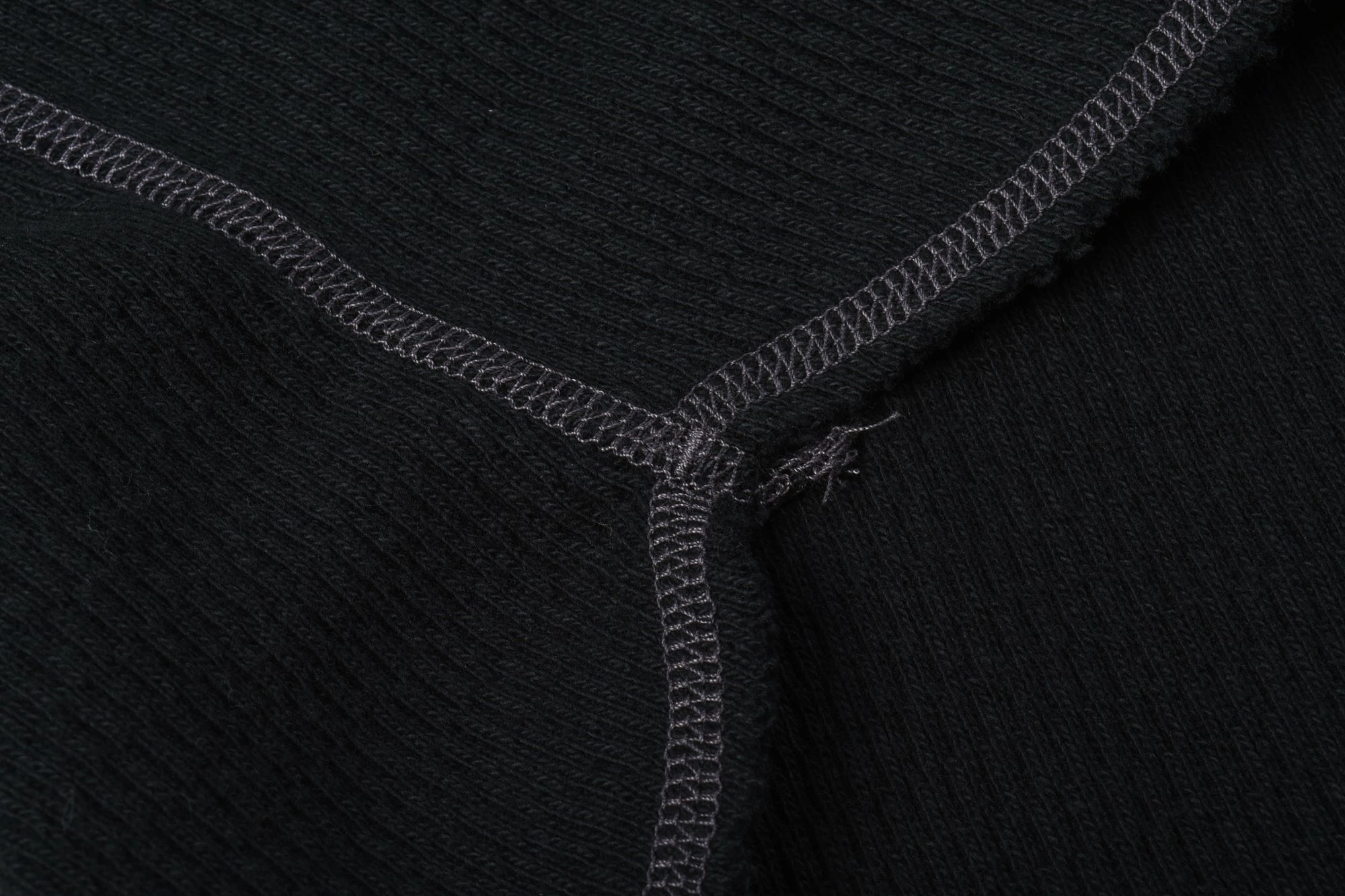 BUZZ RICKSON WAFFLE KNIT THERMAL - BLACK - Image 6