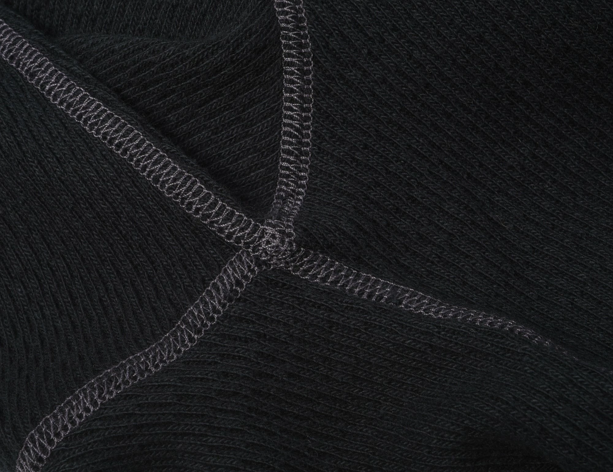 BUZZ RICKSON WAFFLE KNIT THERMAL - BLACK - Image 2