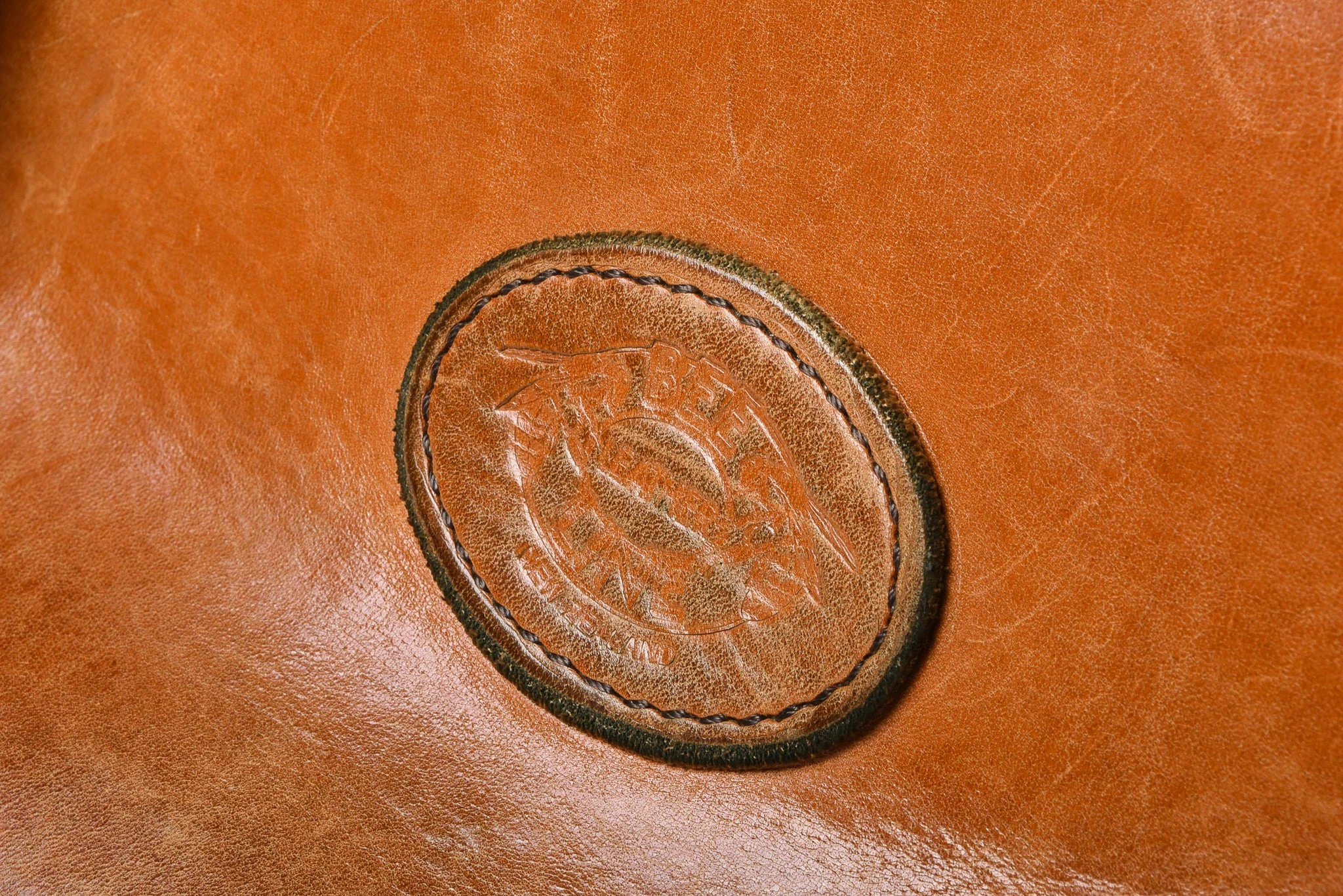 USED BEE LINE LEATHER GOODS SATCHEL - NATURAL - Image 5