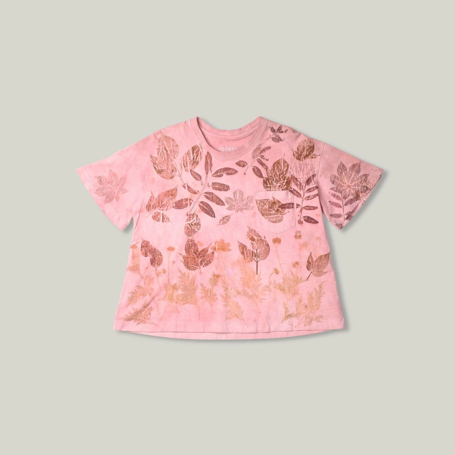 W'MENSWEAR HUNTING POCKET TEE - PINK