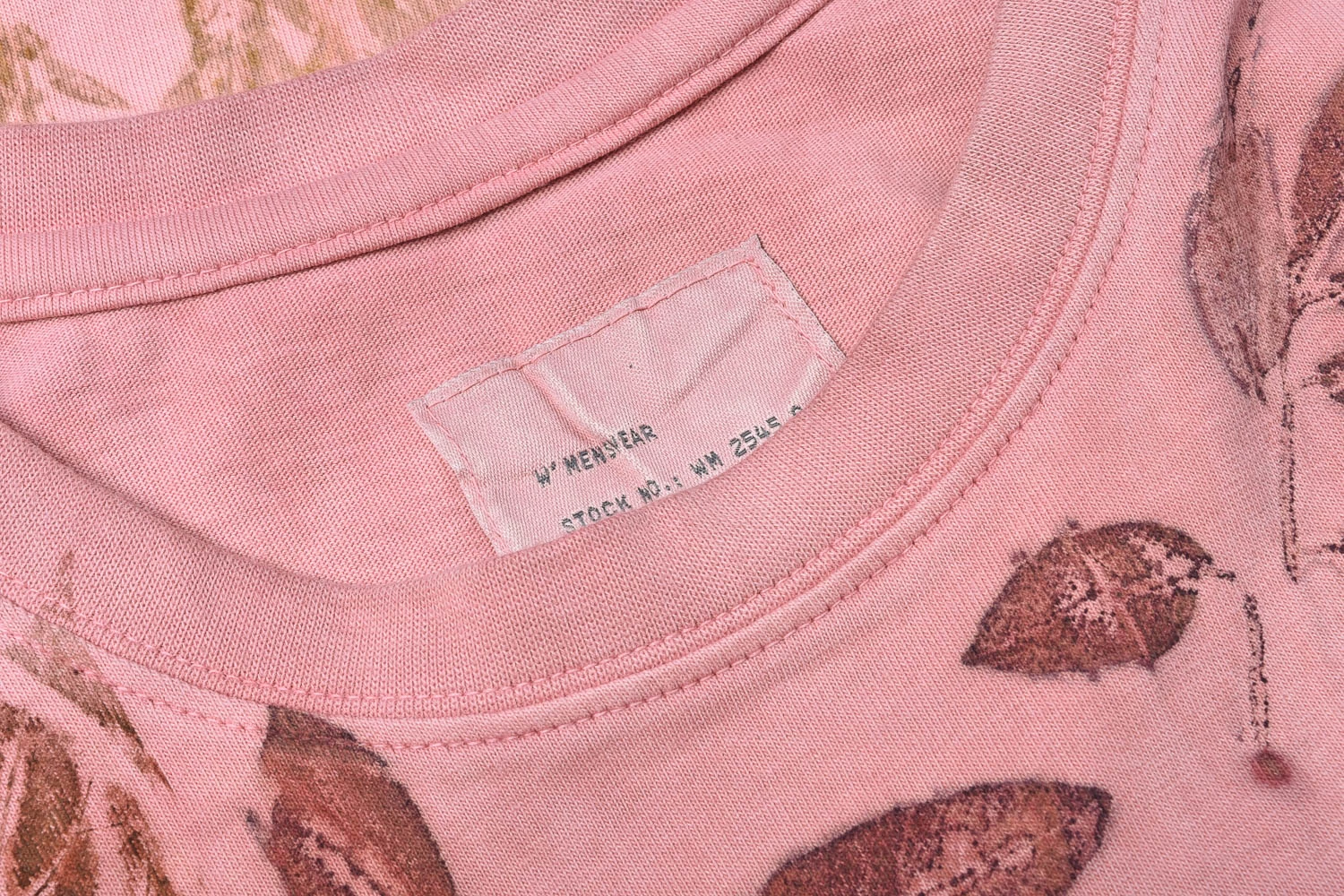 W'MENSWEAR HUNTING POCKET TEE - PINK - Image 3