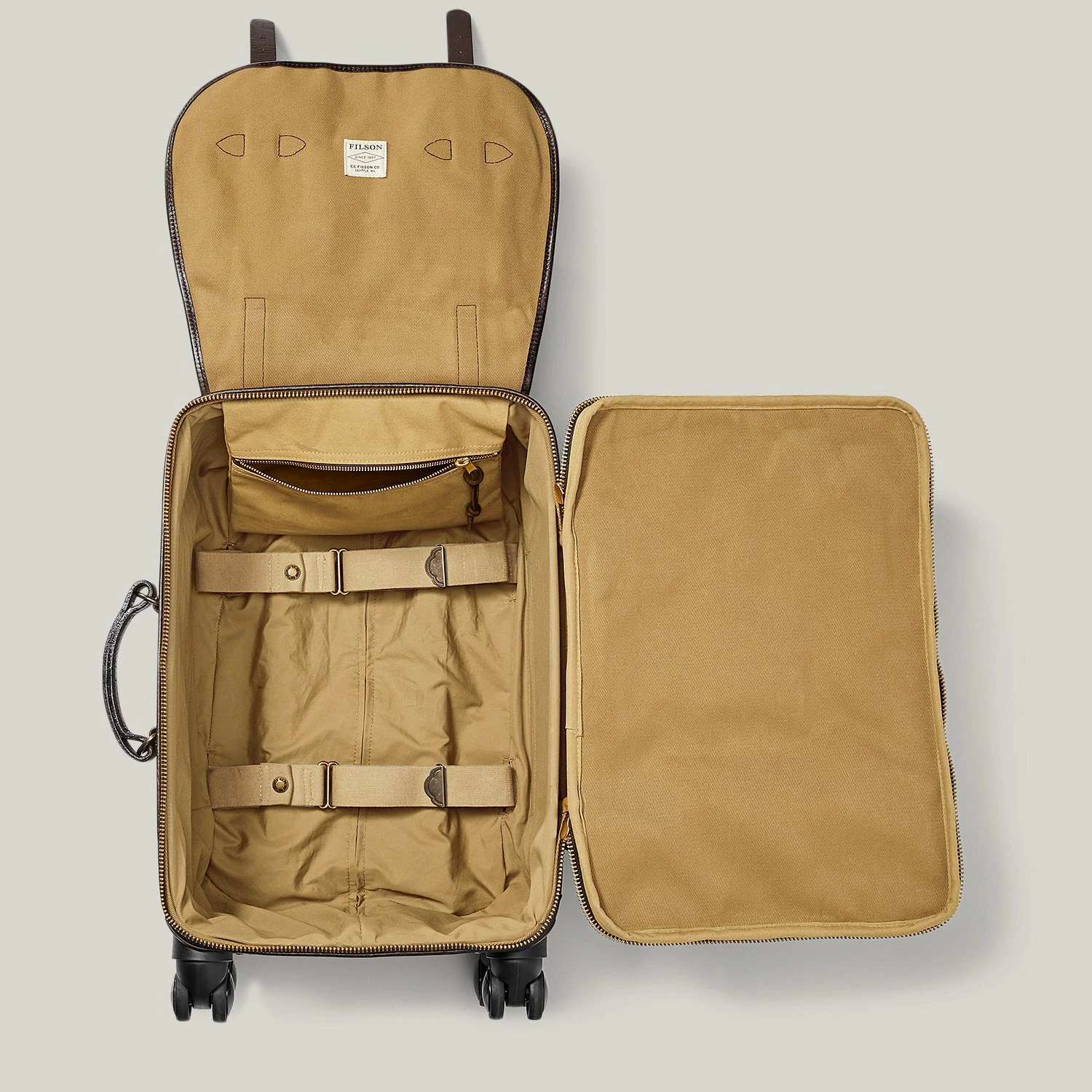 FILSON 4-WHEEL CARRY ON - TAN - Image 4